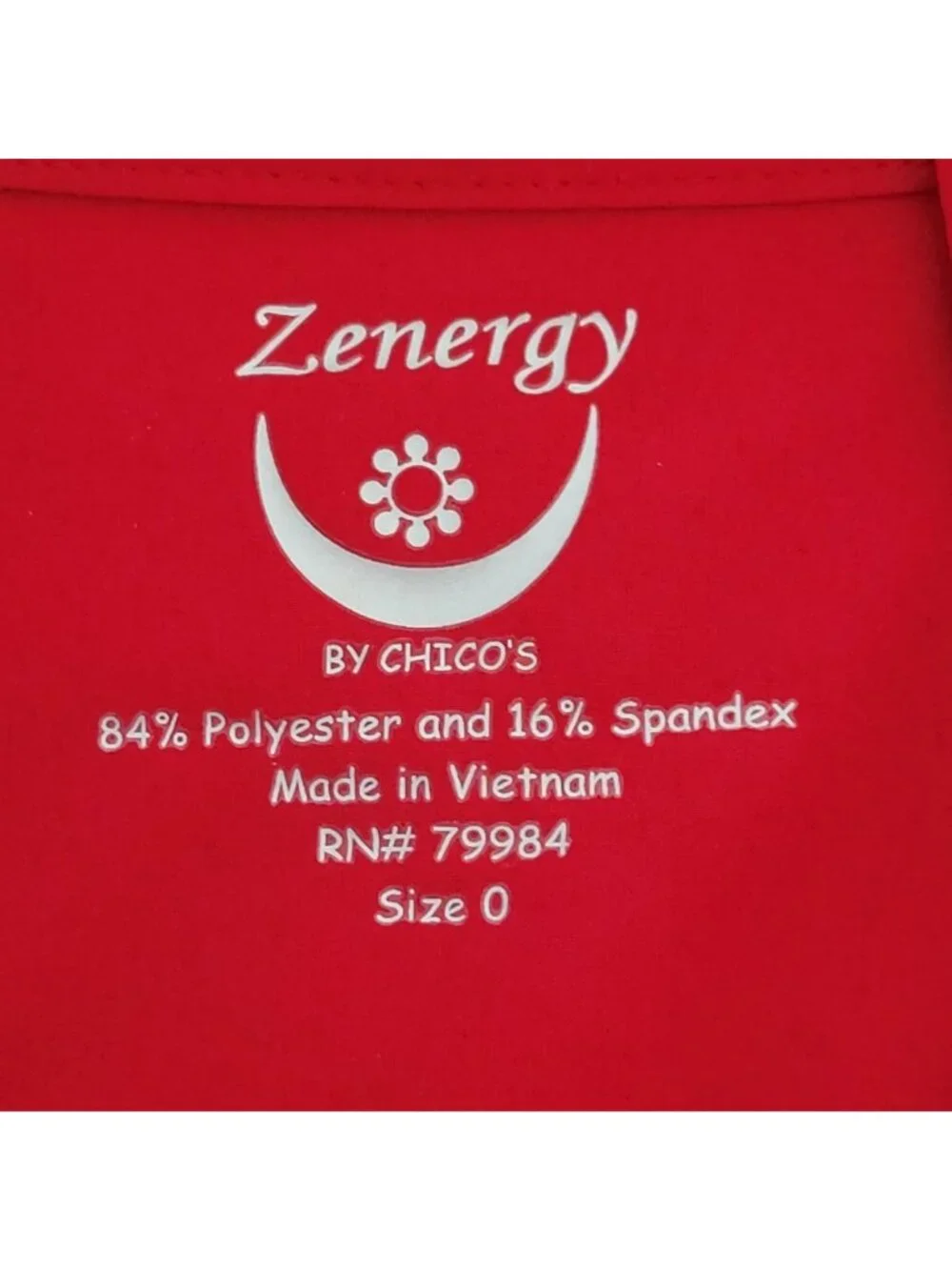 Zenergy By Chicos Zip-Up Sleeveless Vest Womens Size ) (US Small) Pockets - Picture 6 of 9